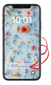 Push iPhone Airlock 2FA